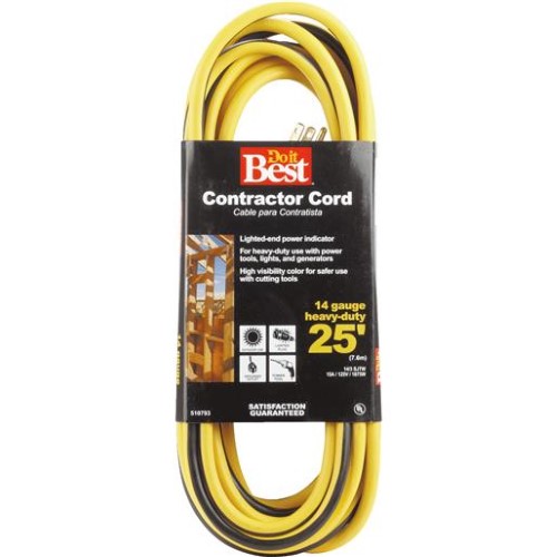 25' 14/3 LIGHTED CORD.