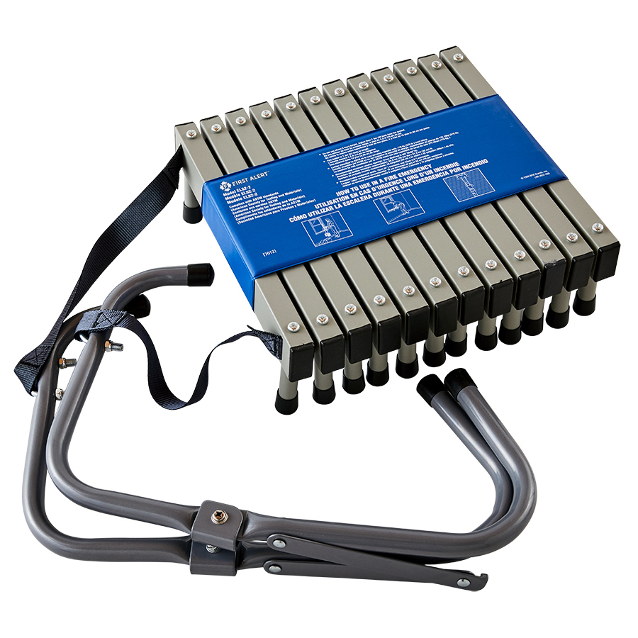 First Alert EL52-2 Two-story Fire Escape Ladder  Steel  Anti-slip