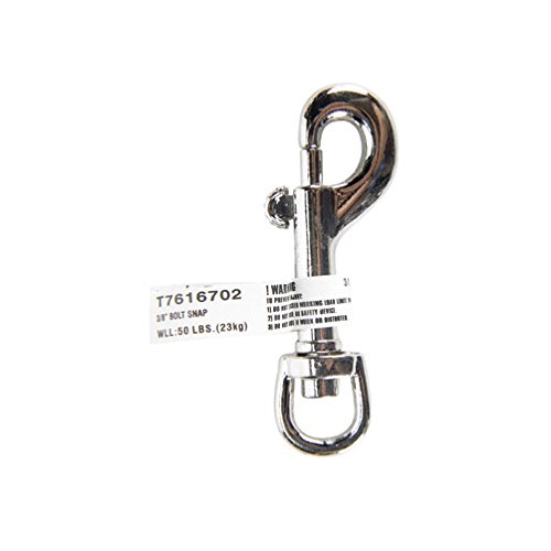 Campbell 3/8 in. D X 2-11/16 in. L Nickel-Plated Zinc Bolt Snap 50 Lb