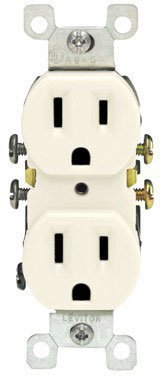 Leviton MO13-5320-AMP 15-Amp Duplex Receptacle