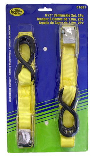 CAMBUCKLE SET 6'X7/8" 2PCS