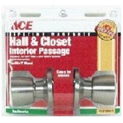 Ace Tulip Knob Satin Stainless Steel Passage Door Knob Right or Left Handed