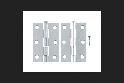 Ace 3 in. L Zinc-Plated Narrow Hinge 2 Pk - Total Qty: 5; Each Pack Qty: 2; Total Items Rec: 10
