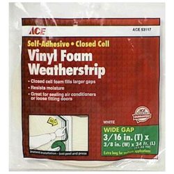 Ace Closed Cell Vinyl Foam WJ Dennis Window and Door Insulation 106/ACE