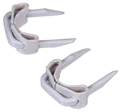 Hillman No. 5 X 1/2 in. L White Steel Insualted Staples 5 Ga. 25 Lb.