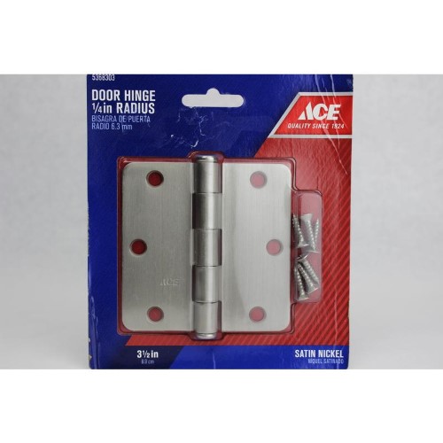HINGE 3.5" 1/4"RC STN