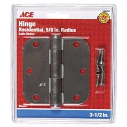 HINGE 3.5"5/8RC STN NKL