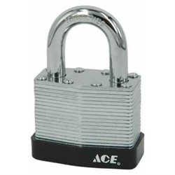 Ace 1-3/8 in. H X 1-3/4 in. W X 1-1/16 in. L Steel Double Locking Padlock