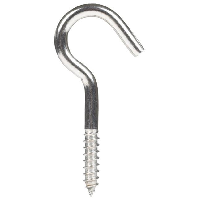 Hampton Small Stainless Steel 4.1875 in. L Clothesline Hook 215 Lb. 1 Pack