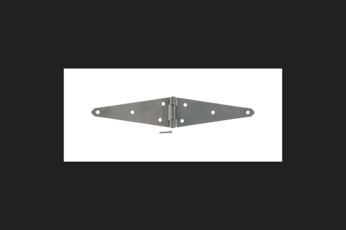 Ace 8 in. L Stainless Steel Heavy Duty Strap Hinge 1 Pk
