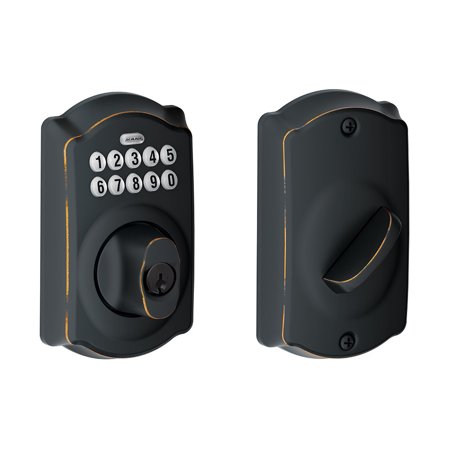 AGED BRZ KEYPAD DEADBOLT