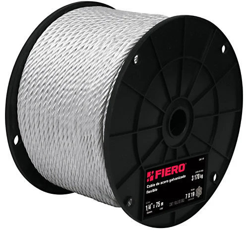 ROLLO CABLE ACERO 3/16X250
