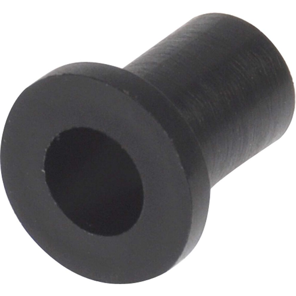 [58074-L] The Hillman Group 58074 0.312 O.D. Nylon Flanged Bushing  Number-1/4  30-Pack   Black