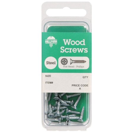 Hillman No. 10 X 1-1/4 in. L Phillips Zinc-Plated Wood Screws 10 Pack 