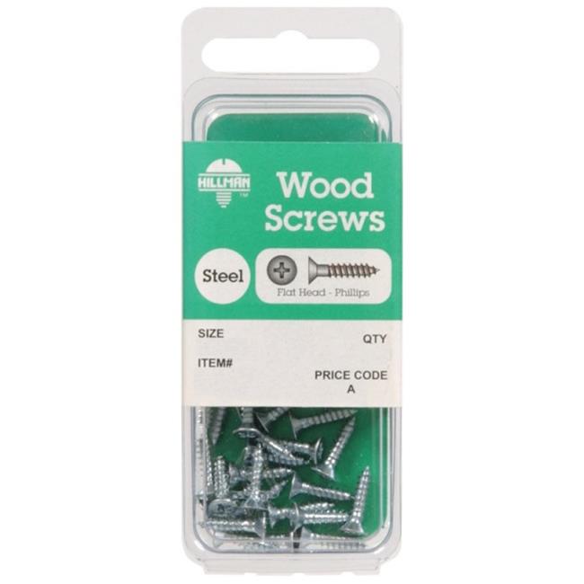 Hillman No. 10 X 3 in. L Phillips Zinc-Plated Wood Screws 4 Pack