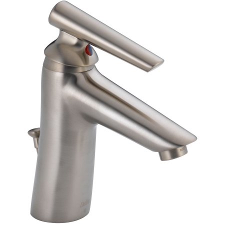 Delta Faucets 582LF-SSWFMPU Rizu Single Handle Centerset Stainless Lavatory Faucet