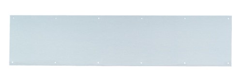 [58940] Schlage 8 in. H X 34 in. L Anodized Aluminum Kickplate