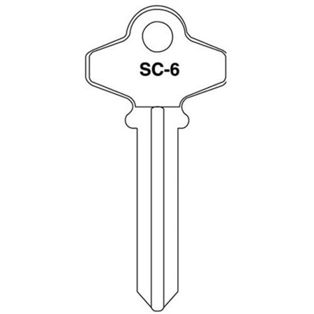 Hillman House/Office Universal Key Blank Single