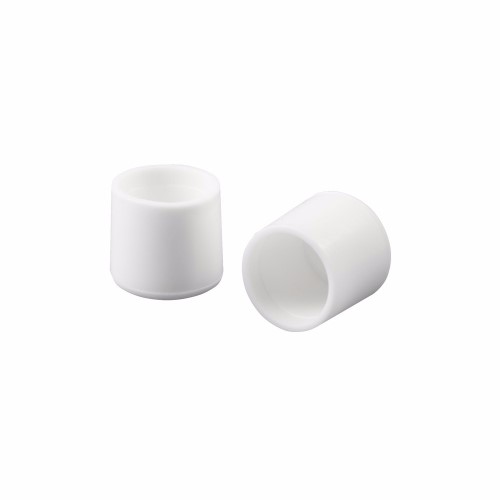 [6011] Rubber Leg Tip White Round 7/8 in. W X 7/8 in. L 4PK