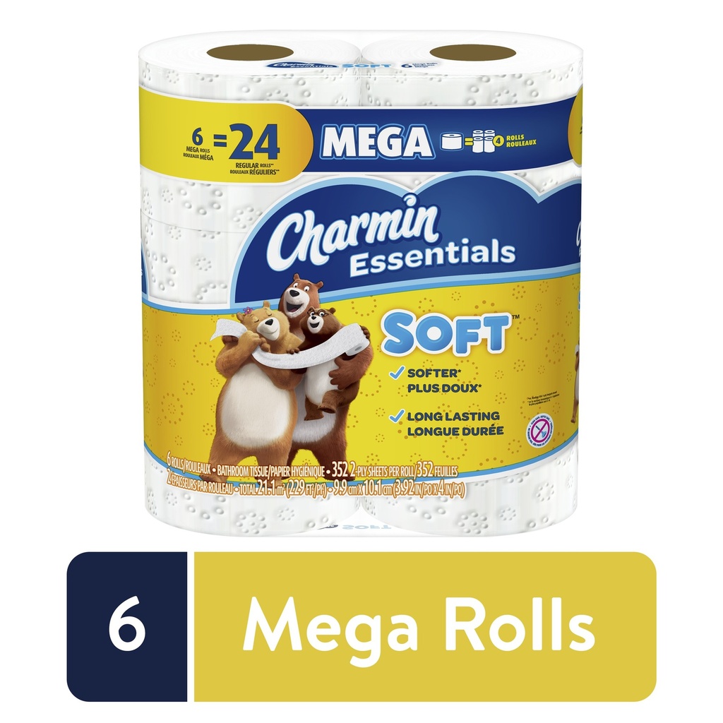CHARMIN MEGA ROLL 6PK