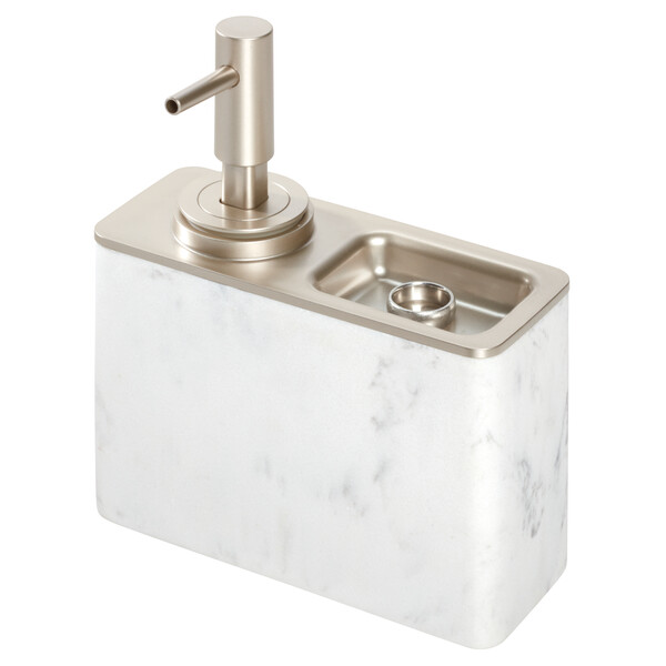 [6054156] InterDesign Dakota White Plastic/Steel Soap Pump
