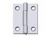 60928 1 in. Zinc Plated Light Duty Narrow Hinge Removable Pin