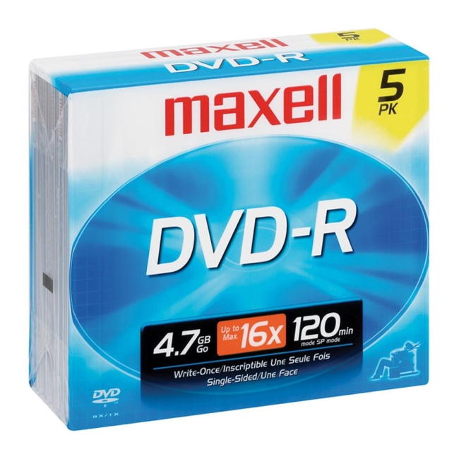 Maxell 4.7 GB DVD-R 120 Minutes