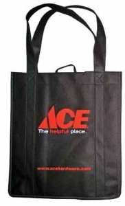 Ace 13-1/2 in. H X 12-1/2 in. W X 14 in. L Reusable Shopping Bag - Total Qty: 50