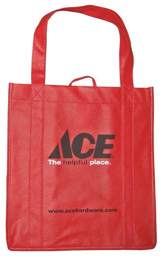 [Case of 50] 13-1/2 in. H X 12-1/2 in. W X 14 in. L Reusable Shopping Bag 0101-3520