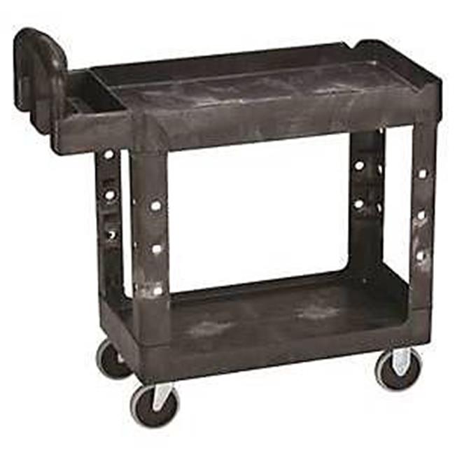 Rubbermaid 8916389 FG450027BLA Heavy Duty Utility Cart  Black - Small