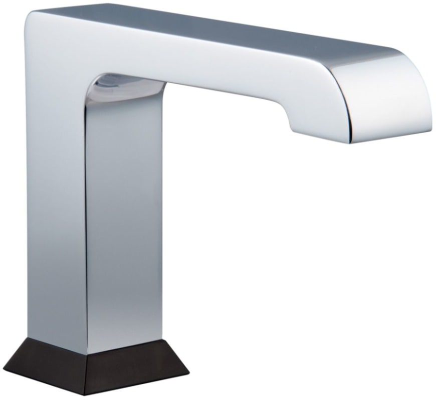 Delta 630TP358TR Commercial 0.5 GPM Single Hole Hardwire Operated Electronic Bat Chrome Faucet Bathroom Sink Faucets Electronic