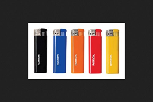 [6393292] Ronson Multicolored Disposable Lighter 50 Pk - Case of: 50;