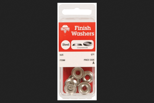 Hillman Nickel-Plated Steel .190 in. Finish Washer 10 Pack