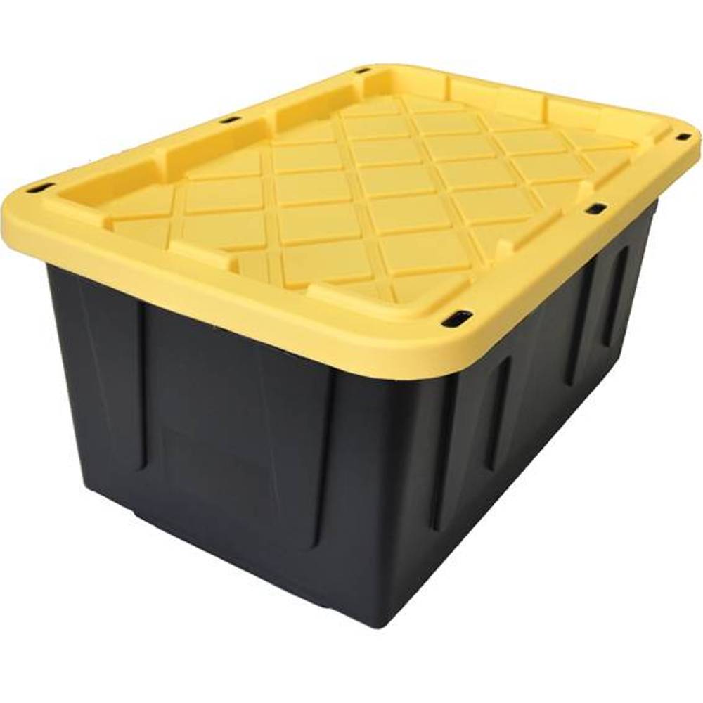 Durabilt 12-1/4 in. H X 26 in. W X 17-3/4 in. D Stackable Storage Tote