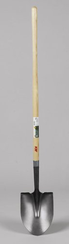 Ace 58 in. Steel Round Digging Shovel Wood Handle