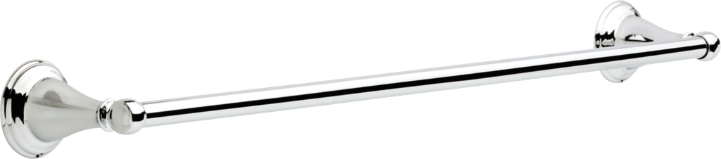 Delta 70024 Windemere 24" Wall Mounted Towel Bar Chrome Bathroom Hardware and Accessories Bathroom Hardware Towel Bars