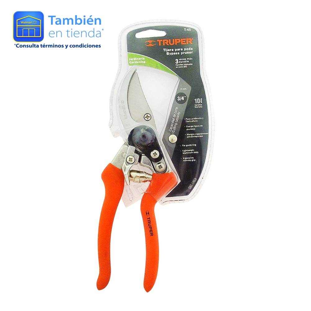 Tijera Para Poda De 8 Pulgadas Naranja Truper