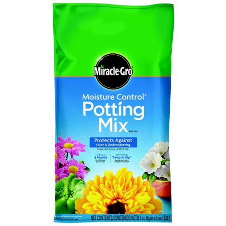 Miracle-Gro Moisture Control Flower and Plant Potting Mix 1 Cu Ft