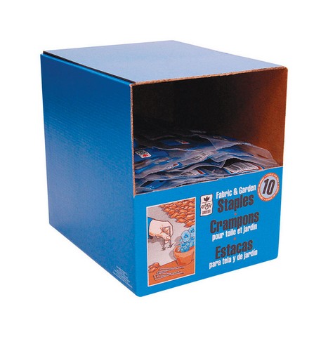 Easy Gardener 8042  Staples  for Fabric & Garden  4.5” X 1”  10 Staples