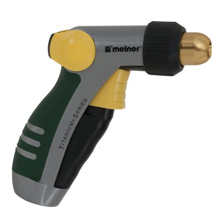 Aquaflo Titanium Metal Front-trigger Nozzle