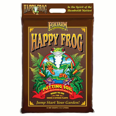 FoxFarm Happy Frog Flower and Plant Potting Soil 12 Qt