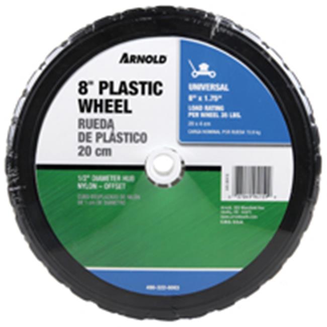 Arnold 1.75 in. W X 8 in. D Plastic Lawn Mower Replacement Wheel 55 Lb