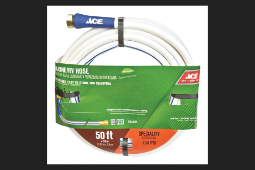 Ace 1/2 in. Dia. X 50 Ft. L RV/Marine White Vinyl Hose