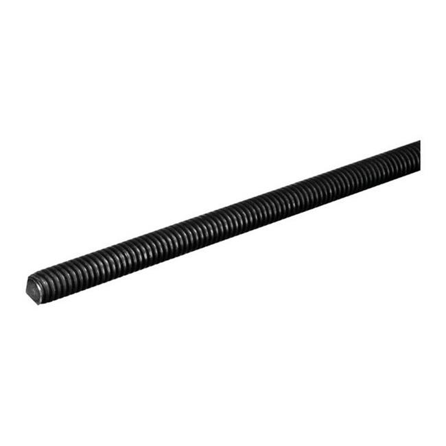 Hillman Steelworks 1/2 in. X 3 Ft. Hardened Steel Threaded Rod 11055 - All