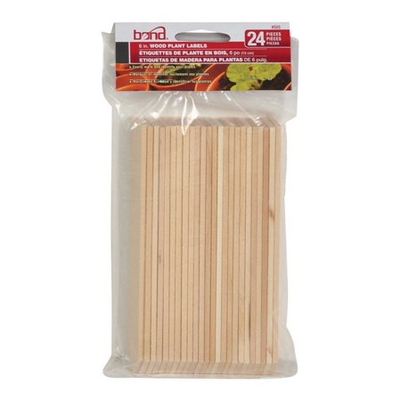 WOOD LABEL 6" 24PK