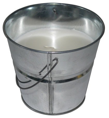 (Pack of 6)Patio Essentials 18 Oz. Citronella Candle in Metal Bucket , Deet-Free Insect Repellent