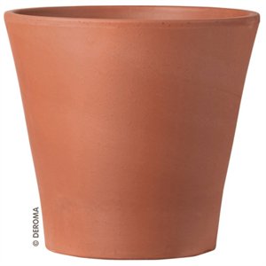 Arte Vasi | Artevasi Clay Pot - Round - Indoor-Outdoor - 8.27-in - Terracotta | Rona