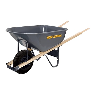 [7465875] True Temper Steel Residential Wheelbarrow 6 Cu Ft