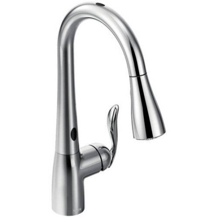 Arbor Single-Handle Pull-Down Sprayer Touchless Kitchen Faucet with MotionSense in Chrome