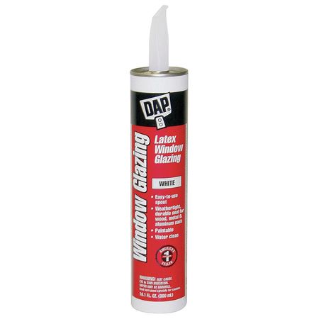 DAP White Latex Window Glazing 10.1 Oz.